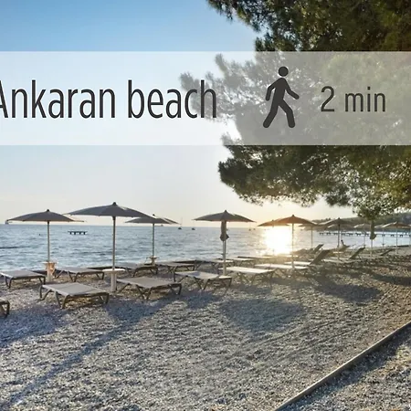 Sea And Sun Ankaran, Near The Beach, Free Parking And Wi-fi, Stunning Sunset, 80m2 *