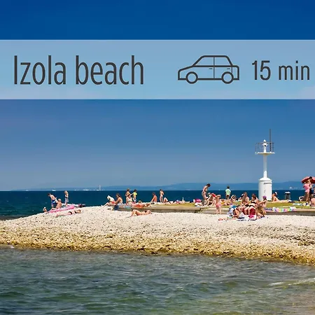 Apartman Sea And Sun Ankaran, Near The Beach, Free Parking And Wi-fi, Stunning Sunset, 80m2 Ankaran