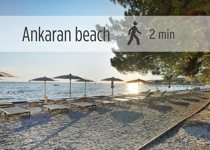 Sea And Sun Ankaran, Near The Beach, Free Parking And Wi-fi, Stunning Sunset, 80m2 *
