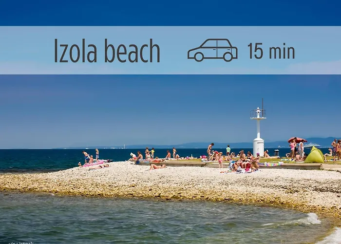 Appartamento Sea And Sun Ankaran, Near The Beach, Free Parking And Wi-fi, Stunning Sunset, 80m2 Ancarano