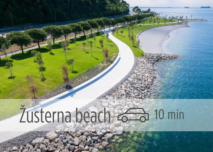 Sea And Sun Ankaran, Near The Beach, Free Parking And Wi-fi, Stunning Sunset, 80m2 Apartmán *